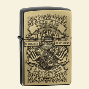 Drag Racing Engine Lighter - Personalized Gift For Hot Rod Lovers 05OHLU070825 - Lighter - GoDuckee