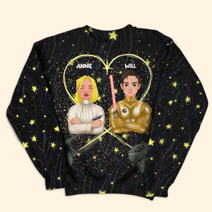 Personalized Gifts For Couple 3D Shirt, If I Were The Force 05TGLU131124HG - AOP Products - GoDuckee