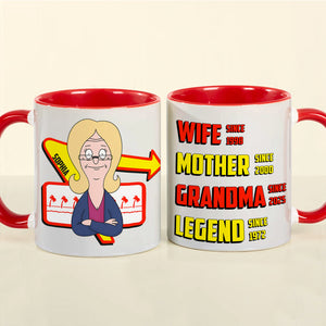 Personalized Gifts For Grandma Coffee Mug - Wife Mother Legend 01TGLU050325HG - Coffee Mug - GoDuckee