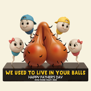 Funny Dad Acrylic Plaque - Personalized Gifts For Dad 02OHLU250425 - Shaped Plaques - GoDuckee