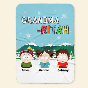 Personalized Gifts For Grandma, Movie Characters Blanket 02TOLU021124HG - Blanket - GoDuckee