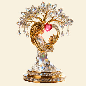 Gracefully Elegant Mom Tree Acrylic Plaque - Personalized Gifts For Mother's Day 03kita180326 - Shaped Plaques - GoDuckee