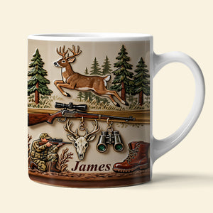 Hunting Coffee Mug - Personalized Gifts For Hunting Lovers 01tgta191225 - Coffee Mug - GoDuckee