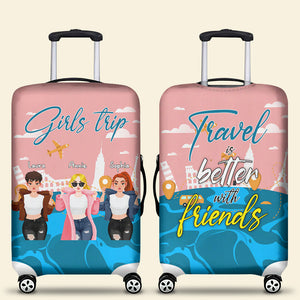 Personalized Gifts For Friends Luggage Cover Girls Trip 02XQLU201224PA - Luggage Covers - GoDuckee