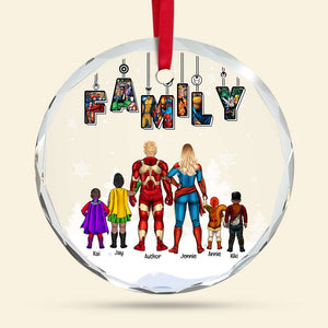 Personalized Gifts For Family Christmas Ornament 03OHLU121024 - Ornament - GoDuckee