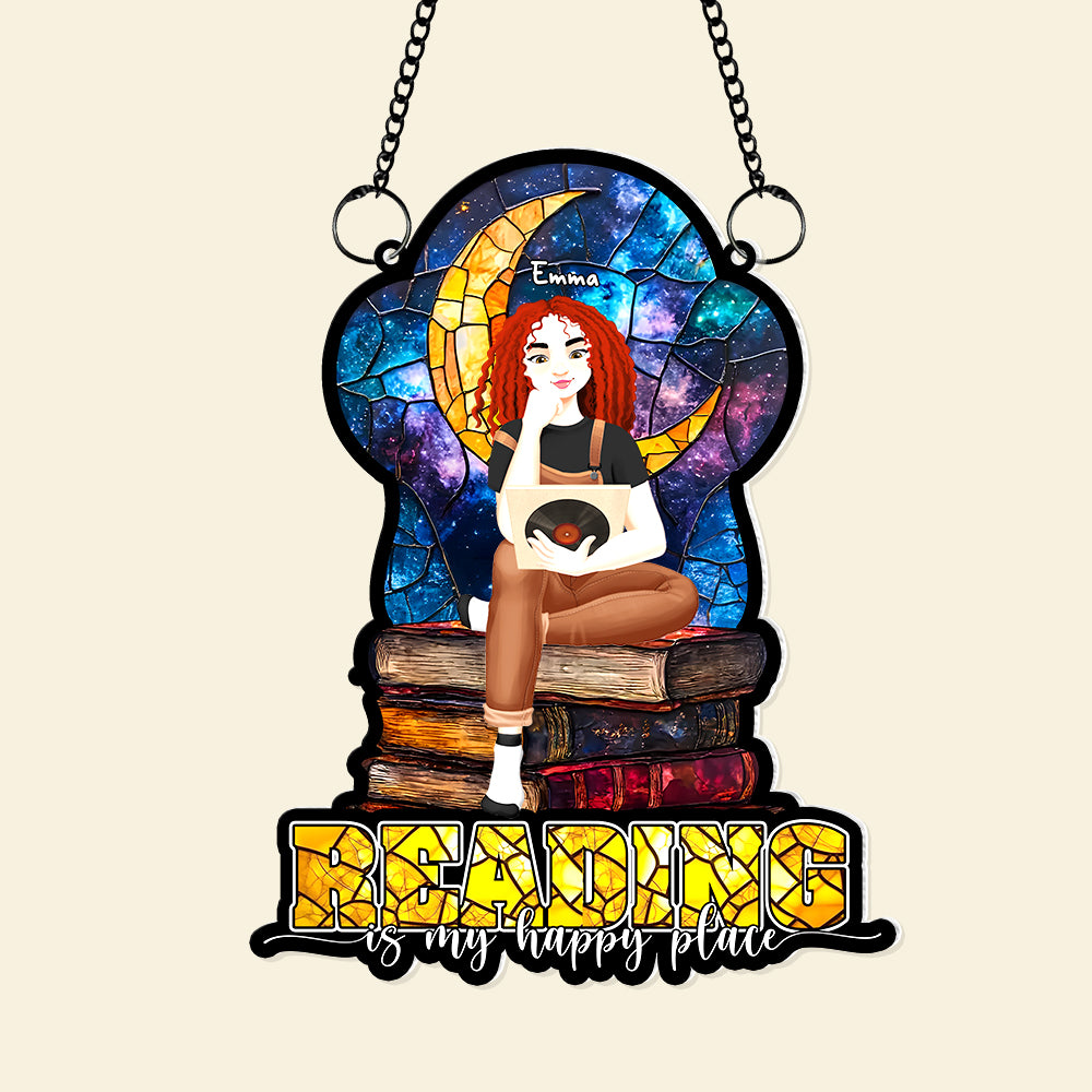 Personalized Book Lovers Suncatchers For Windows Hanging