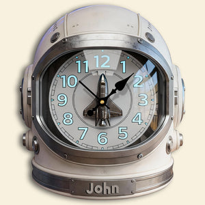 Astronaut Acrylic Hanging Wall Clock - Personalized Gifts 07hylu221225 - Hanging Wall Clock - GoDuckee