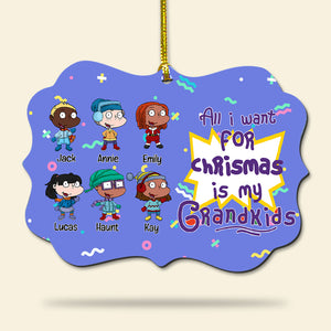 Personalized Gifts For Grandma Christmas Ornament 01TOLU151024HG - Ornament - GoDuckee