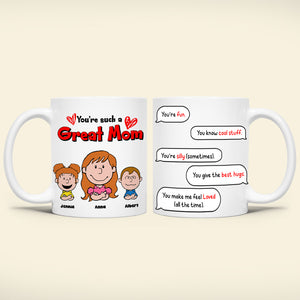 Personalized Gifts For Mom Coffee Mug Mom & Little Ones 03TOLU080125HH - Coffee Mug - GoDuckee