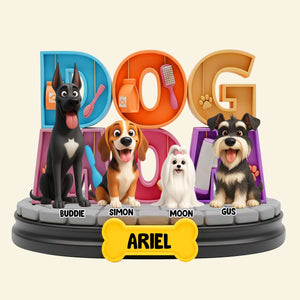 Adorable Dog Acrylic Plaque - Personalized Gifts For Dog Lovers 06TGLU260625 - Shaped Plaques - GoDuckee