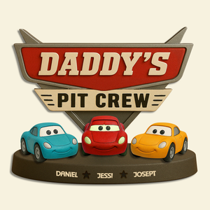 Cars Dad Plaque - Gift For Father 06NALU160425 - Shaped Plaques - GoDuckee