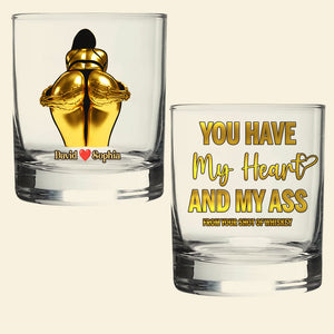 You Have My Heart Round Glass - Personalized Gifts For Couples 06NALU271125 - Glass - GoDuckee