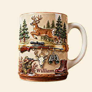 Hunting Coffee Mug - Personalized Gifts For Hunting Lovers 01tgta191225 - Coffee Mug - GoDuckee