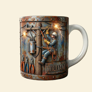 Lineman Coffee Mug - Personalized Gifts For Lineman Lovers 03tgta151225 - Coffee Mug - GoDuckee