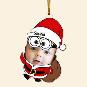 Custom Photo Gifts For Kid Ornament Christmas 01XQLU280924 - Ornament - GoDuckee