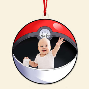 Custom Photo Gifts For Kids Christmas Ornament Christmas 01OHLU200924 - Ornament - GoDuckee