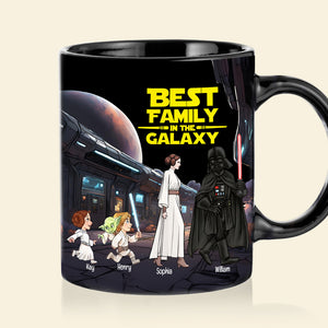 Personalized Gifts For Family Cosmic Adventure Mug, Best Family In The Galaxy 02TGLU041024 - Coffee Mug - GoDuckee