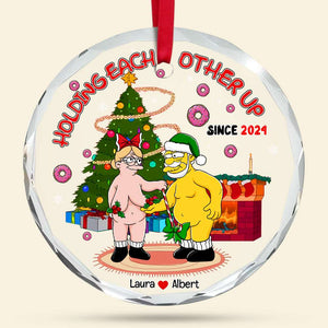 Personalized Gifts For Couple Christmas Ornament 01XQLU041024PA - Ornament - GoDuckee