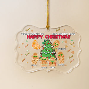 Personalized Gifts For Family Ornament, The Merry Side 04kadc190724 - Ornament - GoDuckee