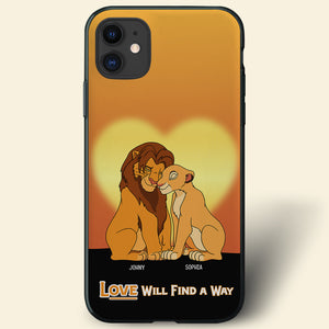 Personalized Gifts for Couple, Lion Couple Love Will Find A Way Phone Case 03TOLU170824HG - Phone Case - GoDuckee