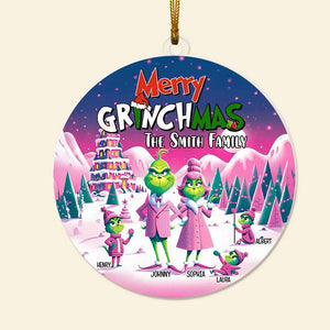 Personalized Gifts For Family Christmas Ornament 02XQLU120924 - Ornament - GoDuckee