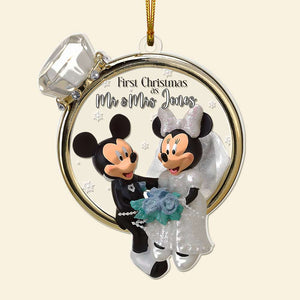 Personalized Gifts For Couple Christmas Ornament 01NALU190924 - Ornament - GoDuckee