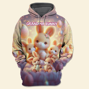 Personalized Easter Gifts For Grandma Shirt 01tglu080225 Grandma Bunny - AOP Products - GoDuckee