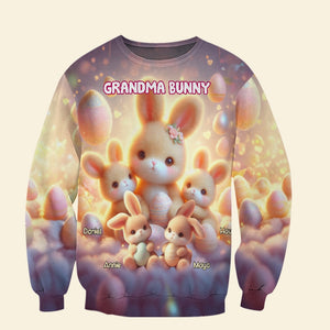 Personalized Easter Gifts For Grandma Shirt 01tglu080225 Grandma Bunny - AOP Products - GoDuckee
