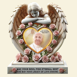 Memorial Acrylic Plaque - Rest In Peace 03HULU210425 - Shaped Plaques - GoDuckee