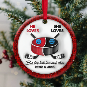 Personalized Gifts For Ice Hockey Lovers Couple Christmas Ornament 01hupu051024-Homacus