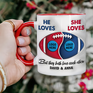 Personalized Gifts For Couple American Football Coffee Mug 02hupu031024 - Coffee Mug - GoDuckee