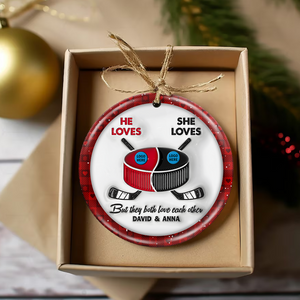 Personalized Gifts For Ice Hockey Lovers Couple Christmas Ornament 01hupu051024-Homacus