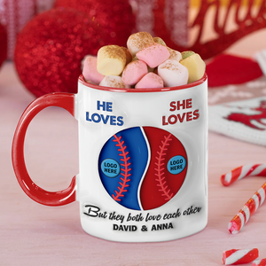 Personalized Gifts For Baseball Lover Christmas Coffee Mug 02HUPU041024 - Coffee Mug - GoDuckee