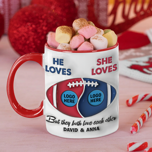 Personalized Gifts For Couple American Football Coffee Mug 02hupu031024 - Coffee Mug - GoDuckee