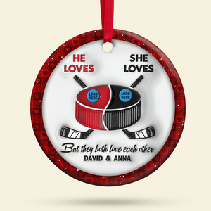 Personalized Gifts For Ice Hockey Lovers Couple Christmas Ornament 01hupu051024-Homacus