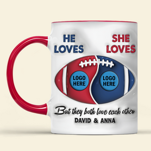 Personalized Gifts For Couple American Football Coffee Mug 02hupu031024 - Coffee Mug - GoDuckee