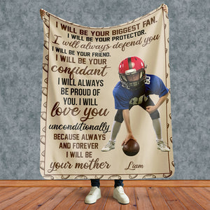 Kids, I Will Be Your Biggest Fan, Personalized Blanket, Gift For Kid, 01OHPU211223 - Blanket - GoDuckee