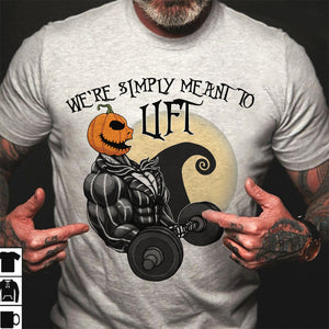 Gifts Shirt Ideas For Gym, We're simply meant to lift Shirts - Shirts - GoDuckee
