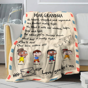 Personalized Rugrats Characters Blanket - Dear Grandma, You'll Feel Our Love Within It - Blanket - GoDuckee