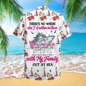 Cruising Flamingo There's No Where Else - Custom Hawaiian Shirt, Aloha Shirt - Hawaiian Shirts - GoDuckee