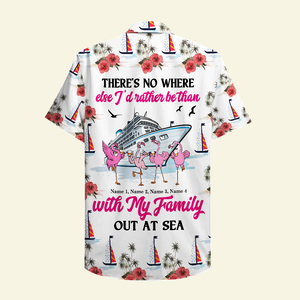 Cruising Flamingo There's No Where Else - Custom Hawaiian Shirt, Aloha Shirt - Hawaiian Shirts - GoDuckee