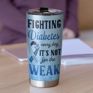 Personalized Diabetes Tumbler Cup - Still Here Still Fighting - Boxing Girl Dolls - Tumbler Cup - GoDuckee