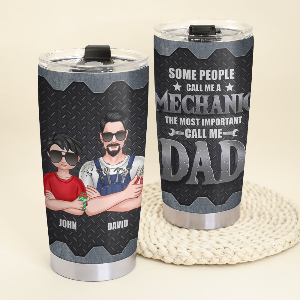 They Call Me Grandpa Dad - Father Gift - Personalized Custom Tumbler