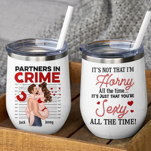 It's Not That I'm Horny All The Time - Personalized Couple Mug - Gift For Couple - Coffee Mug - GoDuckee