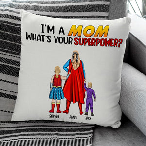 Mom 01DNTN010423TM Personalized Square Pillow - Pillow - GoDuckee