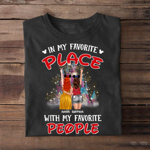 In My Favorite Place With My Favorite People Personalized Friends Shirt Gift For Friends - Shirts - GoDuckee