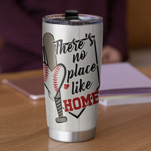 Personalized Baseball Couple Tumbler Cup - You're My Home - Tumbler Cup - GoDuckee