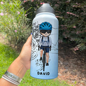 Personalized Cycling Water Bottle - Does This Bike Make My Butt Look Fast - Water Bottles - GoDuckee
