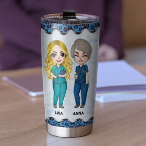 Personalized Nurse Besties Tumbler - We're Nurse Besties - Tumbler Cup - GoDuckee