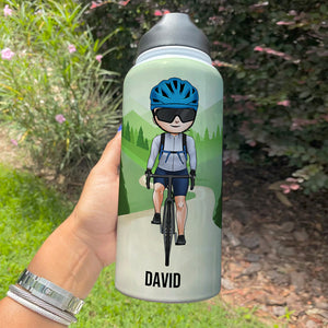 Personalized Cycling Water Bottle - Cycopath Noun - Water Bottles - GoDuckee